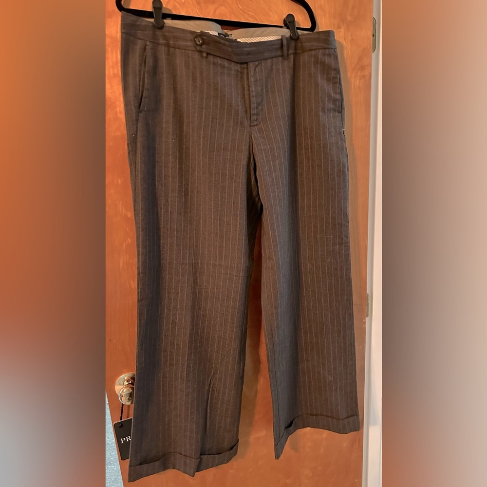 Gap wool trousers, pinstripe, size 16